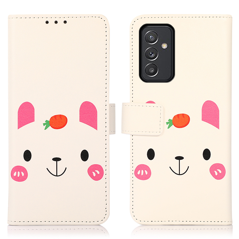 

Pattern Printing Wallet Stand Leather Protector Cover for Samsung Galaxy A82 5G Case - Cute Animal, Galaxy A82 5G