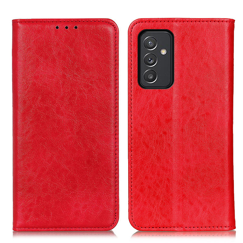 

Auto-absorbed Design Crazy Horse Texture Wallet Stand PU Leather Phone Shell Case for Samsung Galaxy A82 5G - Red, Galaxy A82 5G