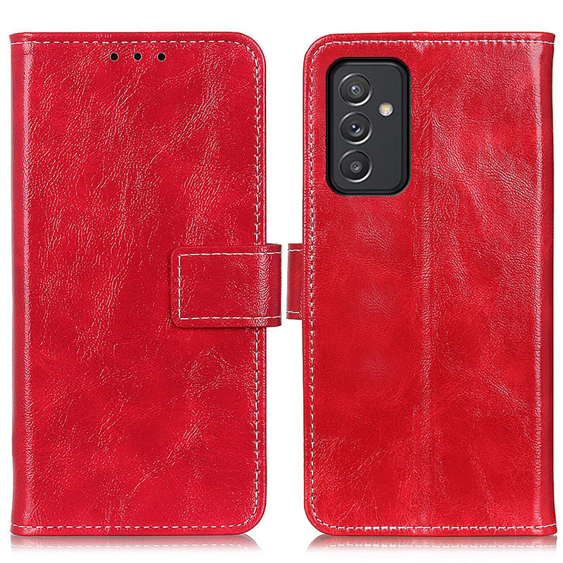 

Retro Style Crazy Horse Texture Leather Wallet Stand Phone Case for Samsung Galaxy A82 5G - Red, Galaxy A82 5G