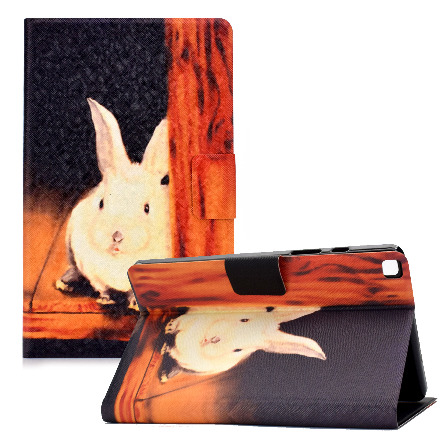 

Pattern Printing Design Leather Tablet Case for Samsung Galaxy Tab A7 Lite 8.7-inch T220 / T225 - Rabbit, Galaxy Tab A7 Lite 8.7-inch