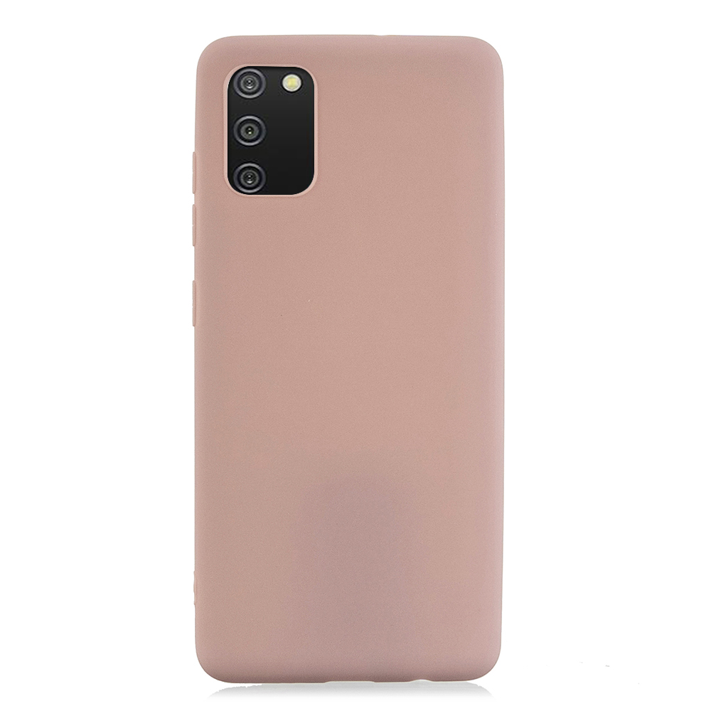 

Матовая Кожа -воздушная Крышка Телефона TPU Для Корпуса Для Samsung Galaxy A02s (166,5x75,9x9,2 Мм) - Темно-розовый, Galaxy A02s (166.5x75.9x9.2mm)