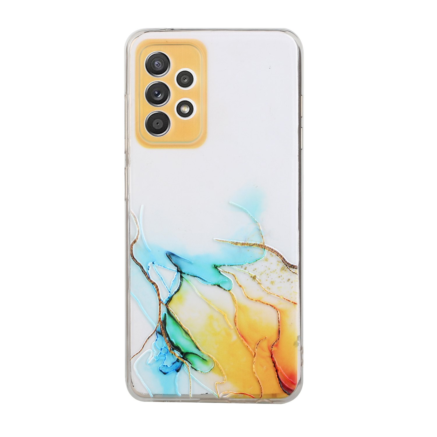

Marble Pattern Precise Cut-Out Soft TPU Case for Samsung Galaxy A52 5G/4G / A52s 5G - Style B, Galaxy A52 5G