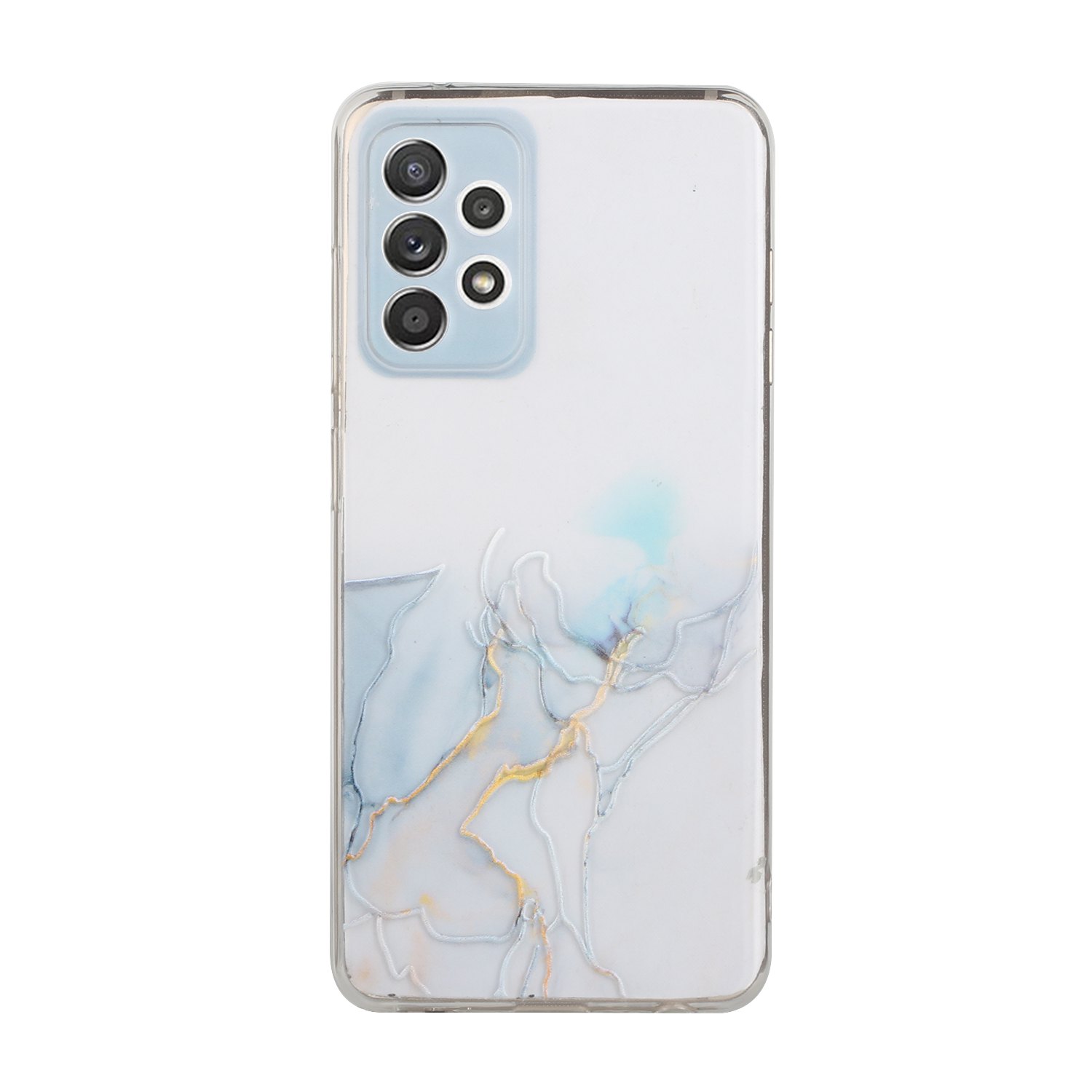 

Marble Pattern Precise Cut-Out Soft TPU Case for Samsung Galaxy A52 5G/4G / A52s 5G - Style E, Galaxy A52 5G