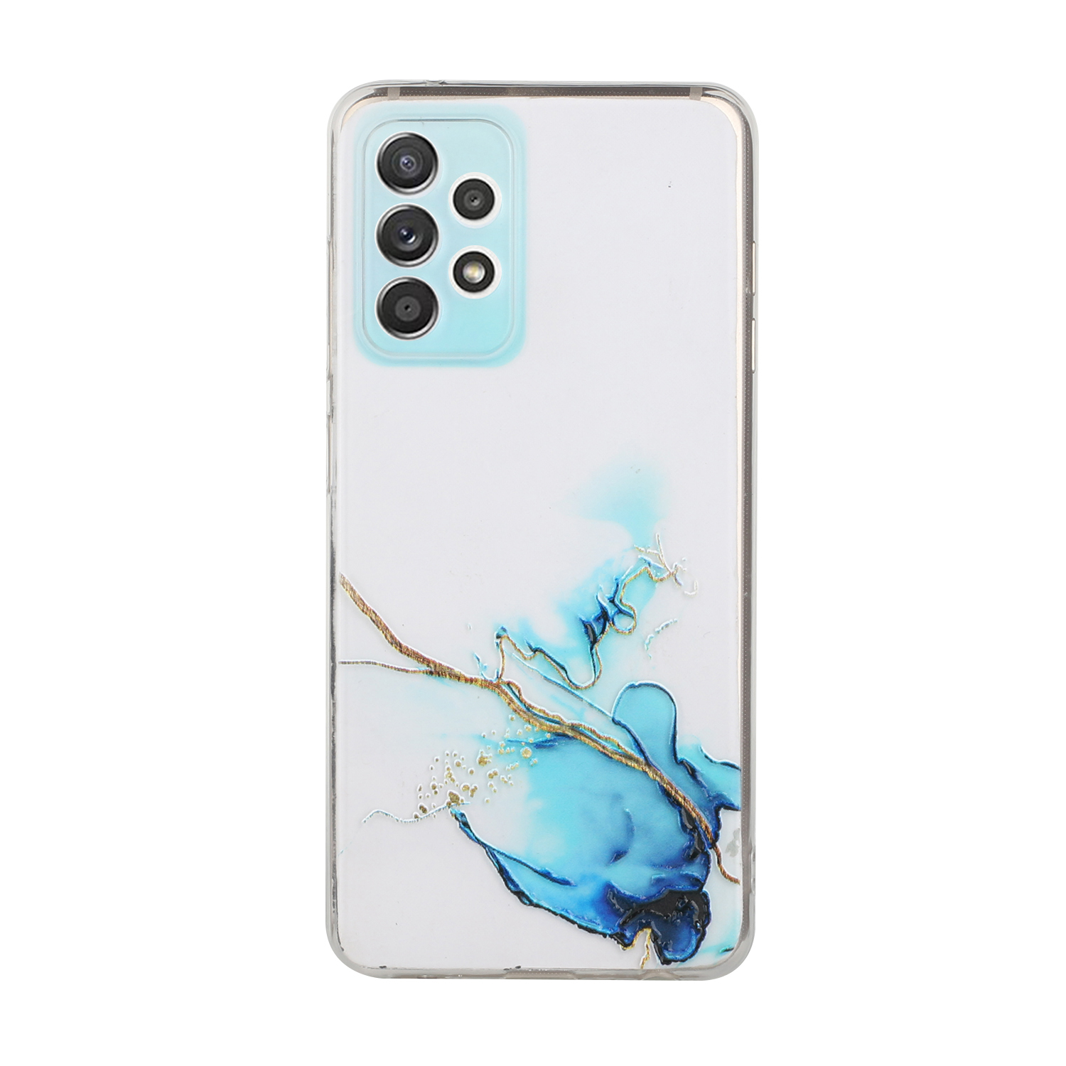 

Мраморный Узор [точное Отверстие Открытия Дизайна] Мягкий TPU Для Samsung Galaxy A72 5G / 4G. - Стиль D., Galaxy A72 5G