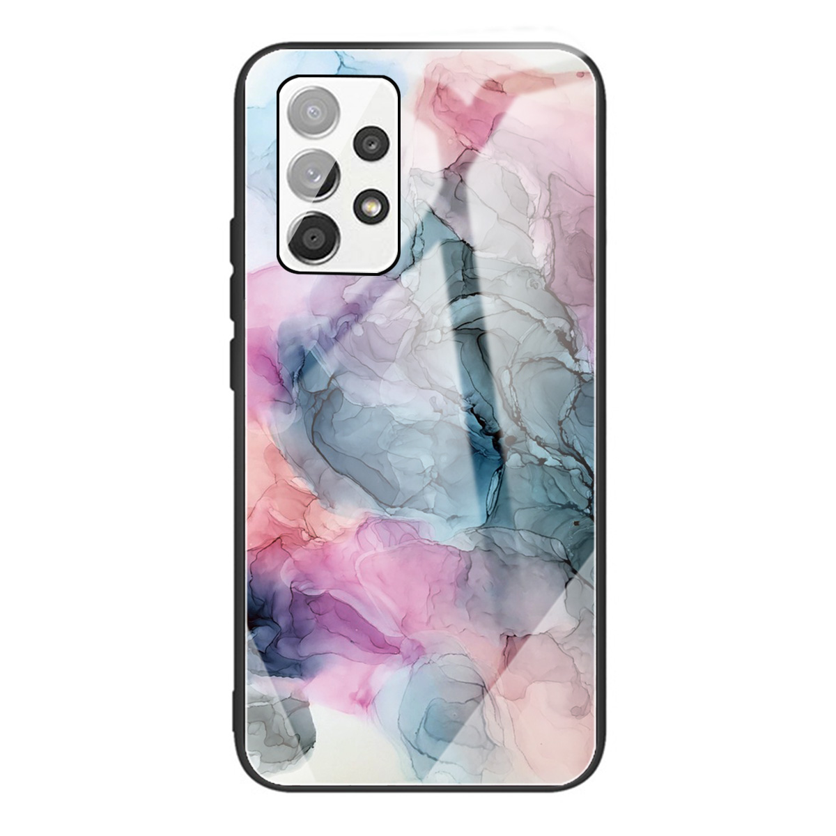 

Marble Pattern Shockproof Tempered Glass + TPU Phone Case for Samsung Galaxy A72 5G/4G - Style O, Galaxy A72 5G