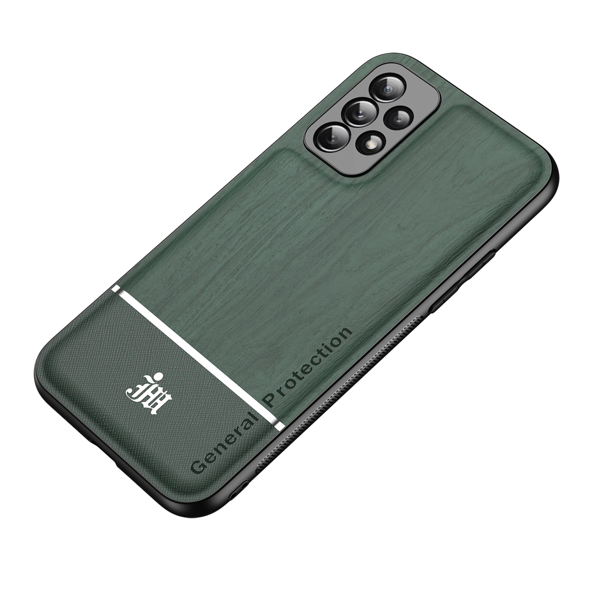 

Ультратонкий Крышка TPU Для Samsung Galaxy A72 5G/4G Текстура Дерева. - Полуночная Зеленая, Galaxy A72 5G