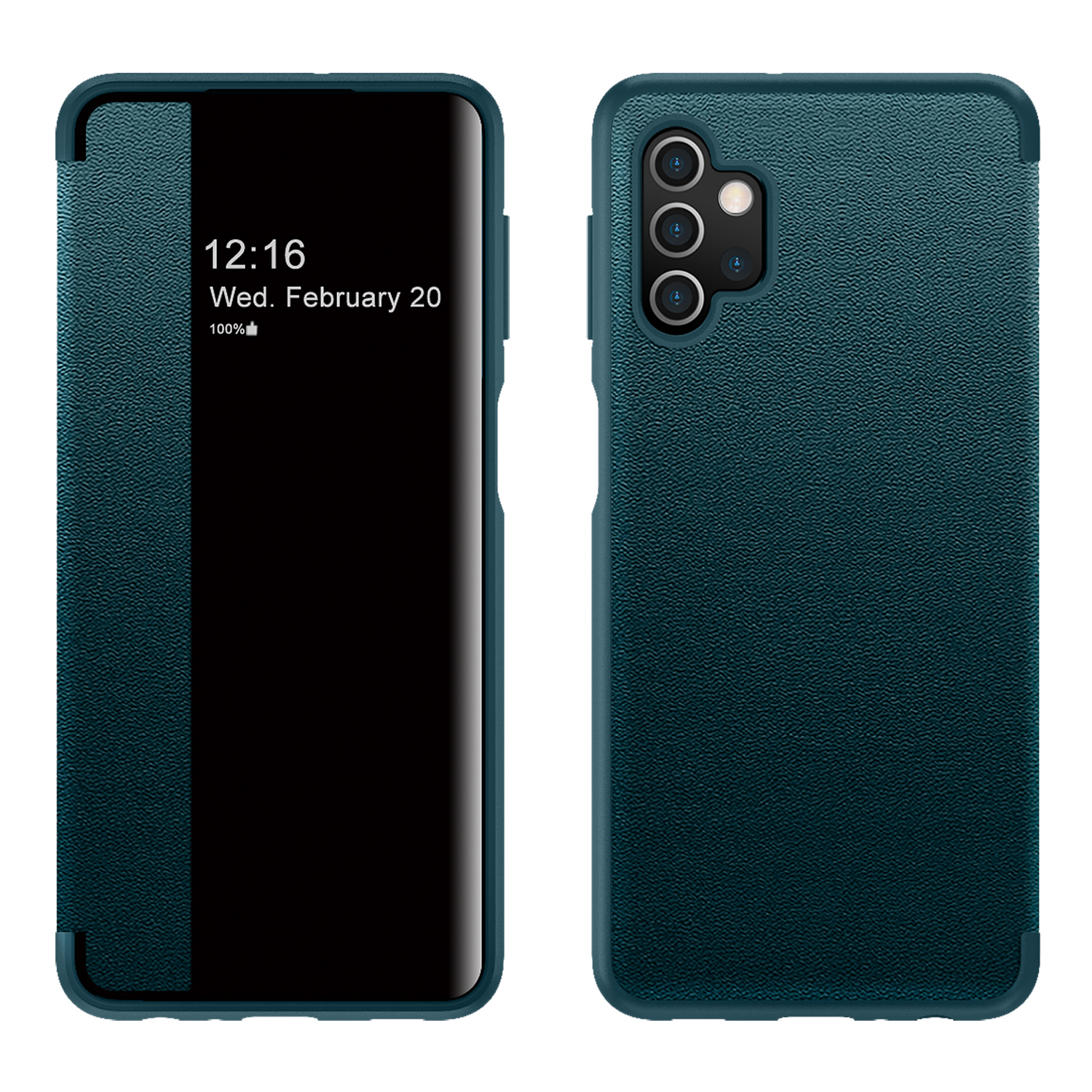 

Cellphone Protective Leather Case Drop-Resistant Flip Cover for Samsung Galaxy A32 4G (EU Version) - Green, Samsung Galaxy A32 4G (EU Version)