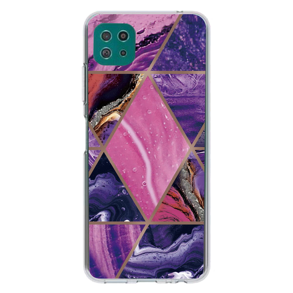 

Marble Pattern TPU Cover Protector Case for Samsung Galaxy A22 5G (EU Version) - Style V, Galaxy A22 5G (EU Version)