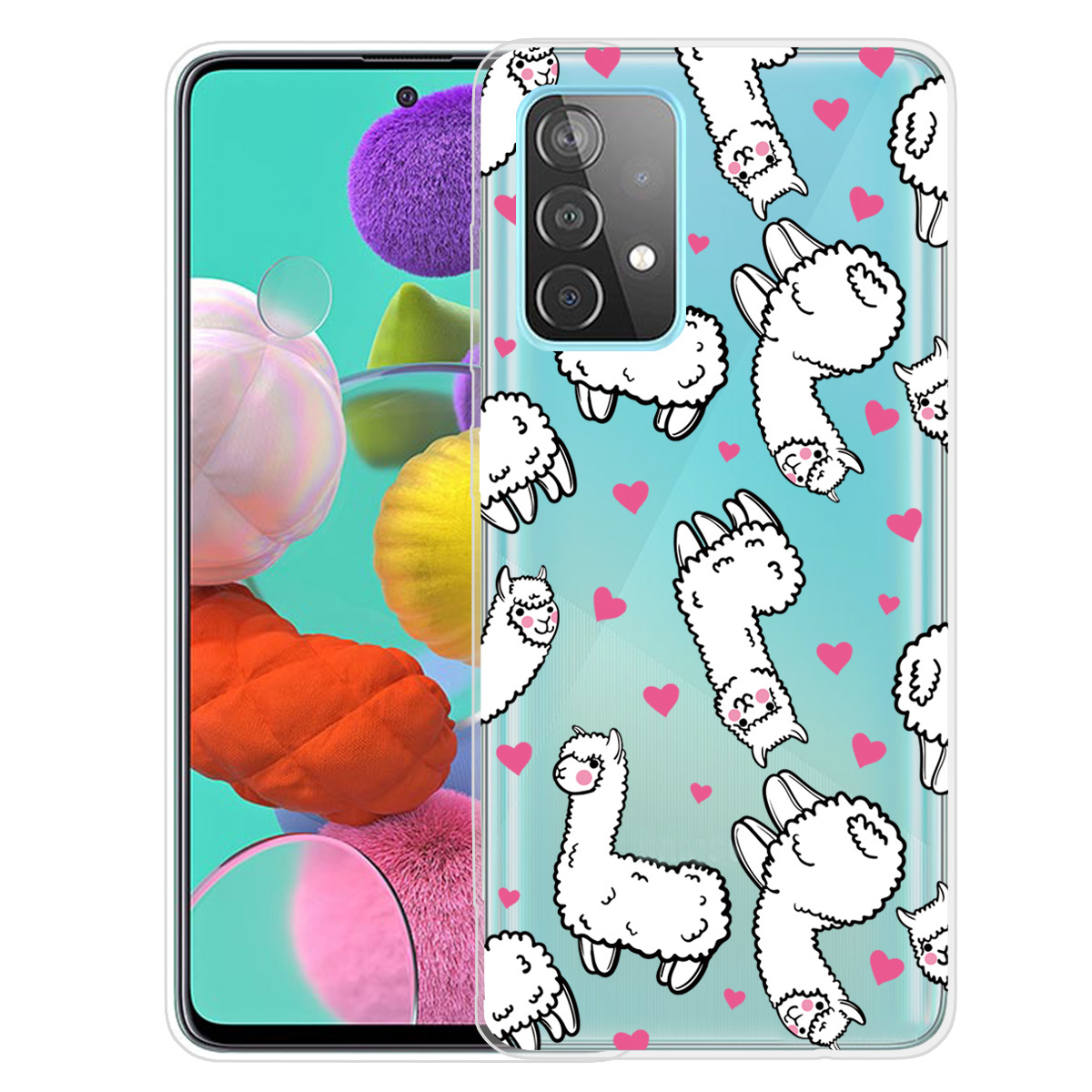 

Pattern Printing Soft TPU Phone Case for Samsung Galaxy A82 5G - Sheep, Galaxy A82 5G