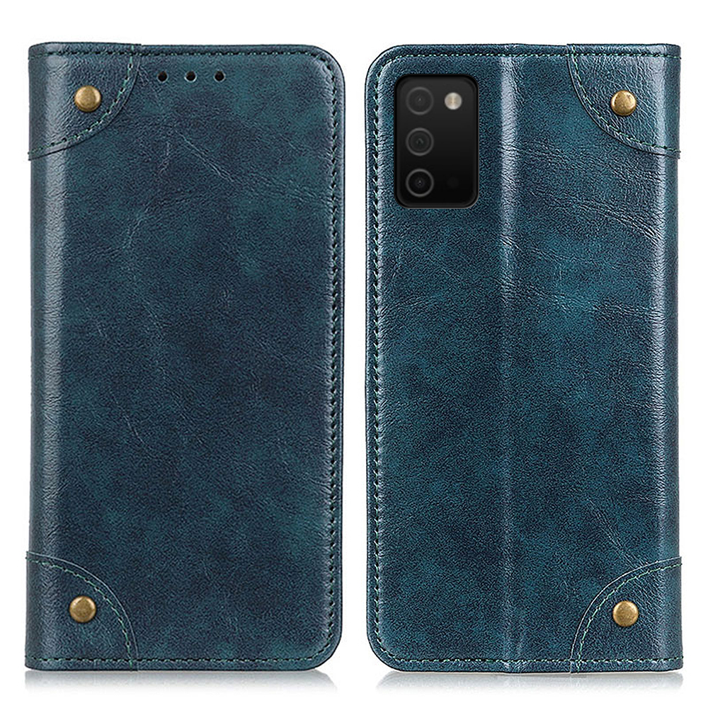 

Auto-Absorbed Wallet Design TPU + PU Leather Phone Stand Case for Samsung Galaxy A03s (166.5 x 75.98 x 9.14mm) - Blue, Galaxy A03s (166.5 x 75.98 x 9.14mm)