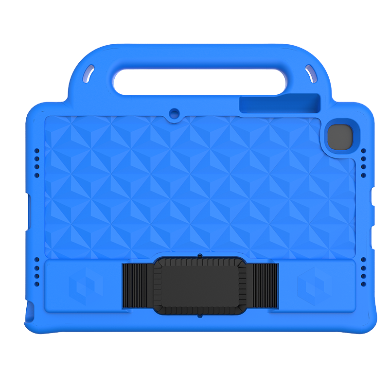 

Shock-romper Rombus Design EVA Двухслойная Защита Защиты с Плечевым Ремнем Для Samsung Galaxy Tab S5e SM-T720 - Синий, Galaxy Tab S5e SM-T720