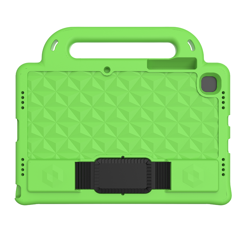 

Shock-romper Rombus Design EVA Двухслойная Защита Защиты с Плечевым Ремнем Для Samsung Galaxy Tab S5e SM-T720 - Зеленый, Galaxy Tab S5e SM-T720