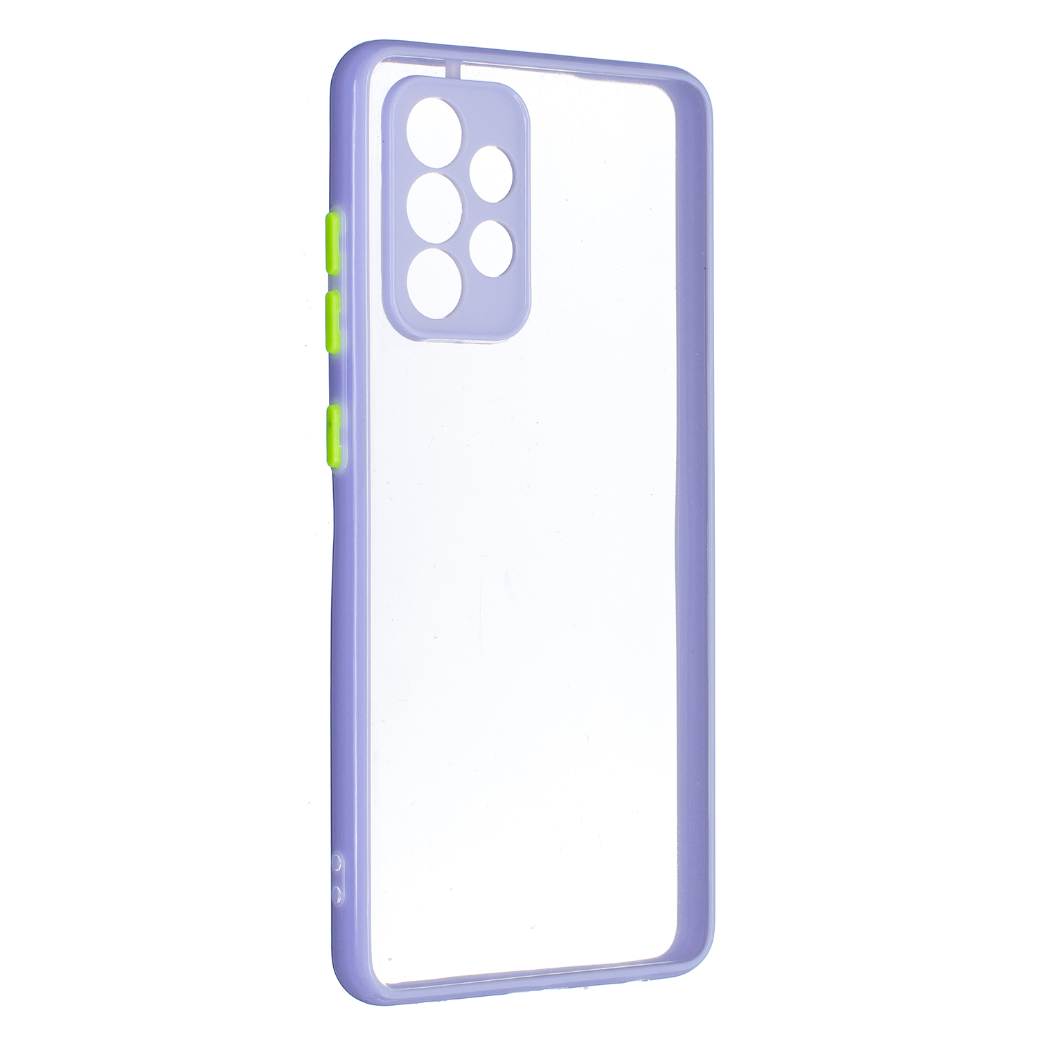 

High Transparency Acrylic + TPU Back Phone Shell for Samsung Galaxy A52 4G/5G / A52s 5G - Purple, Galaxy A52 4G