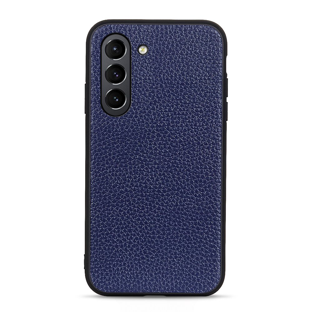 

Натуральная Кожа Для Натуральной Кожи Litchi Skin С Подставкой Для Samsung Galaxy S21 Fe - Синий, Galaxy S21 FE 5G