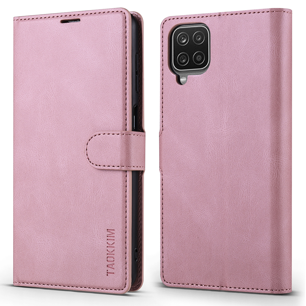 

Taokkim Mobile Phone Cake Cover Cake с Подставкой Для Кошелька Для Samsung Galaxy A12 - Розовый, Galaxy A12