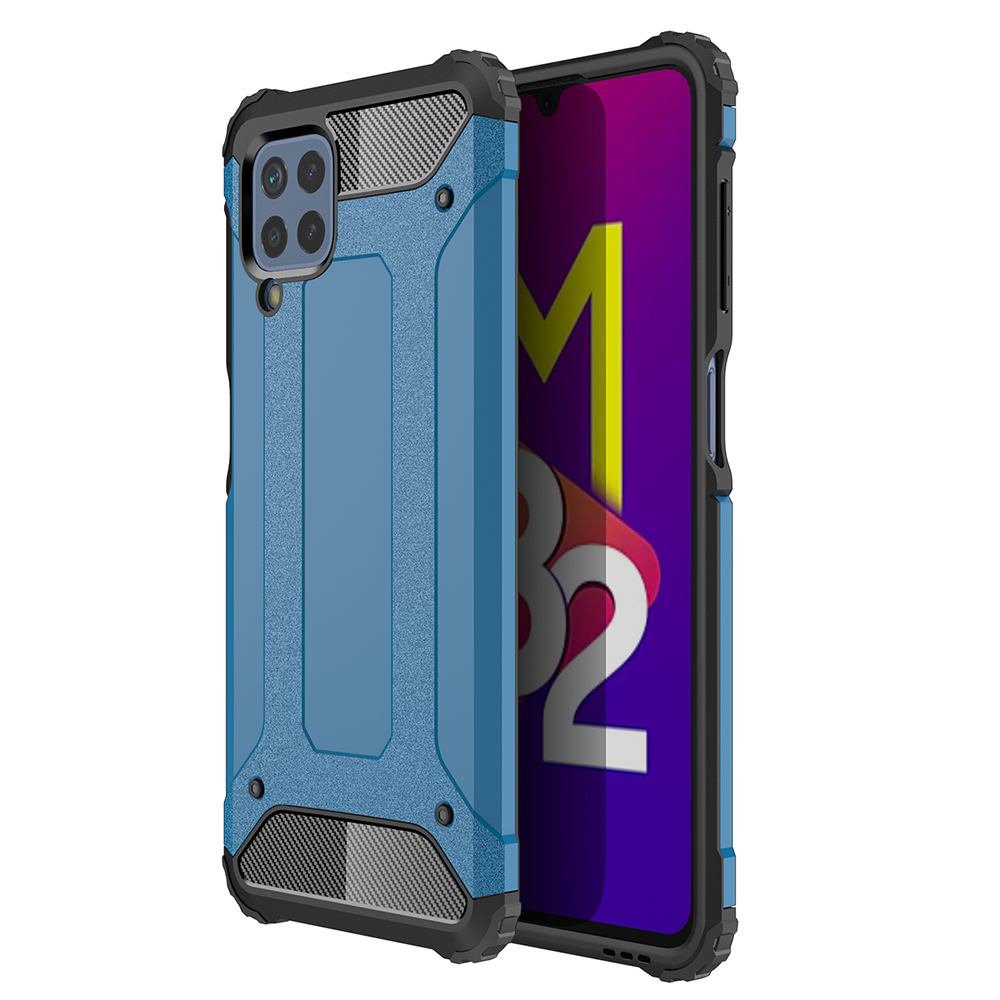 

пк + TPU Hybrid Phone Shell-защитный Защитный Корпус Для Samsung Galaxy M32 (индийская Версия) - Синий, Galaxy M32 (India Version)