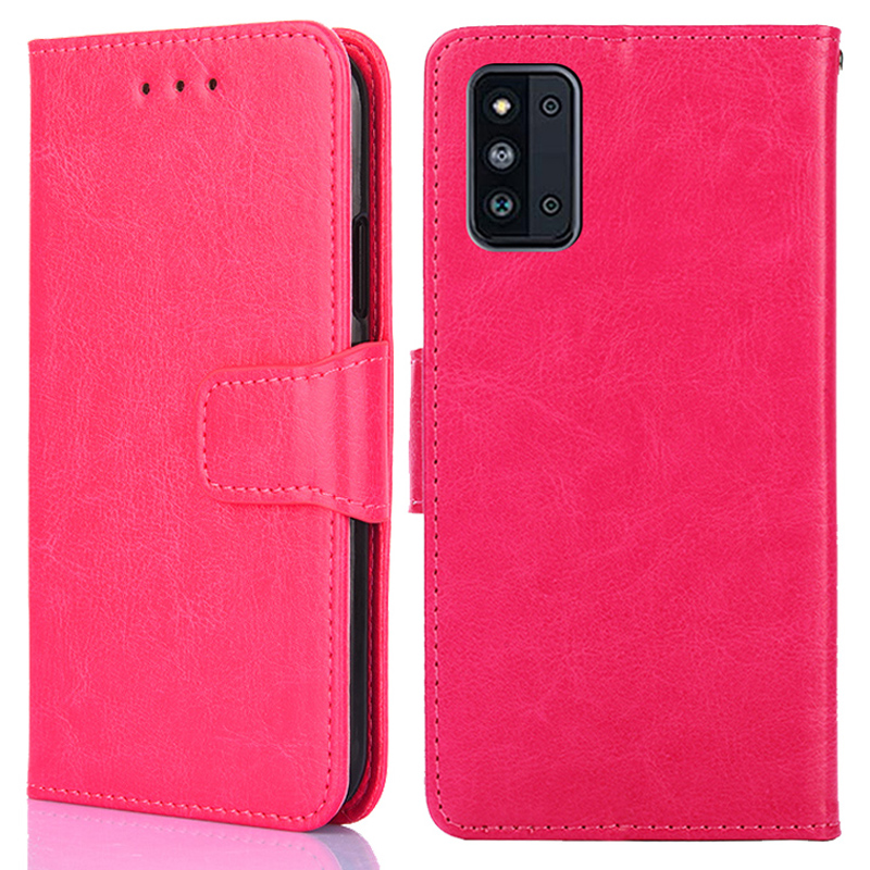 

Wallet Stand Design PU Leather Phone Case Protective Cover for Samsung Galaxy F52 5G - Rose, Galaxy F52 5G