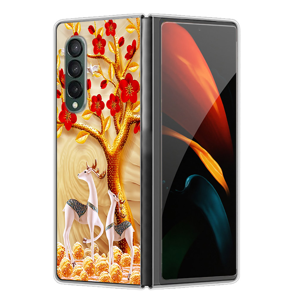 

Печать Печати с Шаблоном Жесткий Компьютер Защитный Корпус Для Samsung Galaxy Z Fold3 5G - Олень, Galaxy Z Fold3 5G