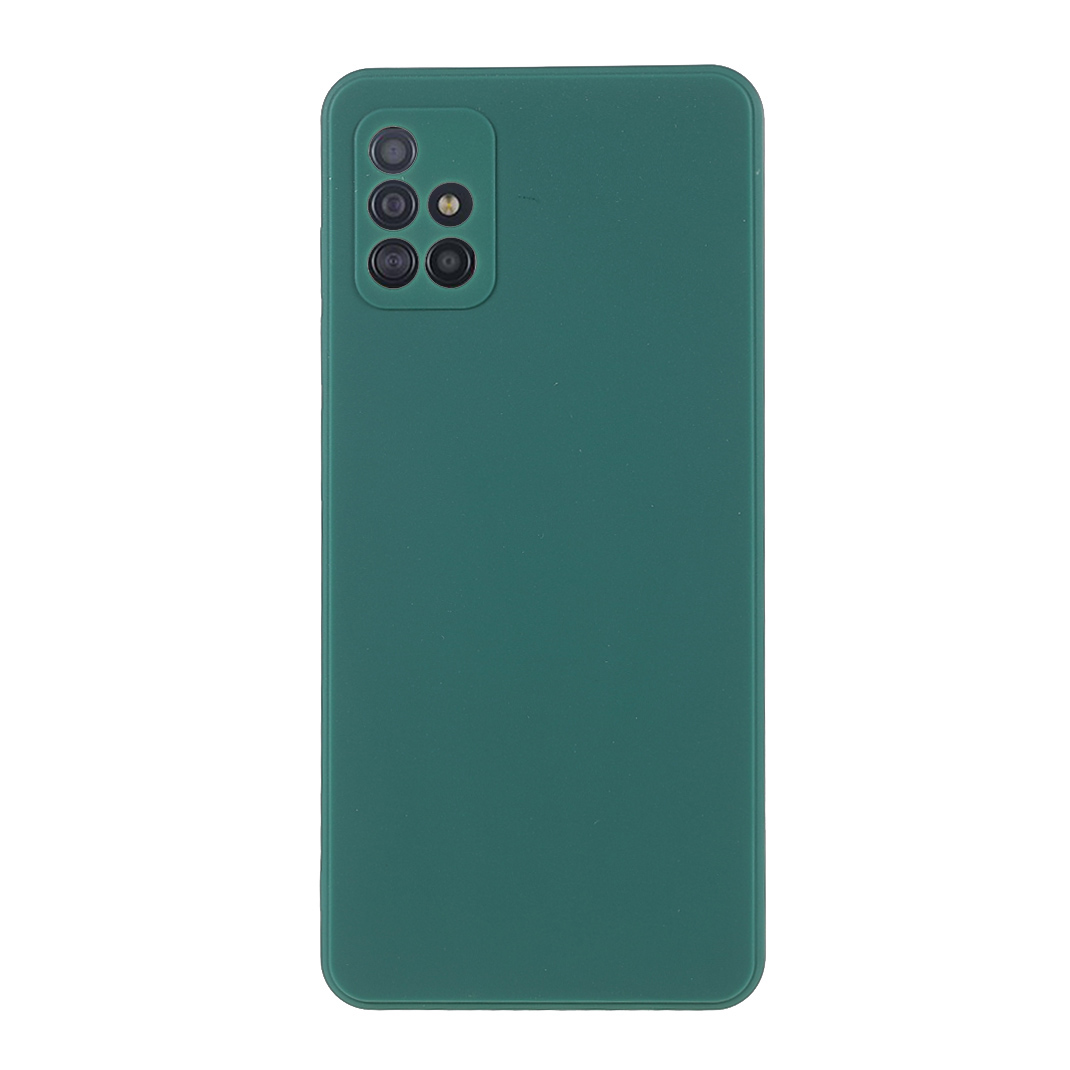 

Гибкий ТПУ Капюшовый Чехол Для Телефона Для Samsung Galaxy A51 4G SM-A515 - Midnight Green, Galaxy A51 4G