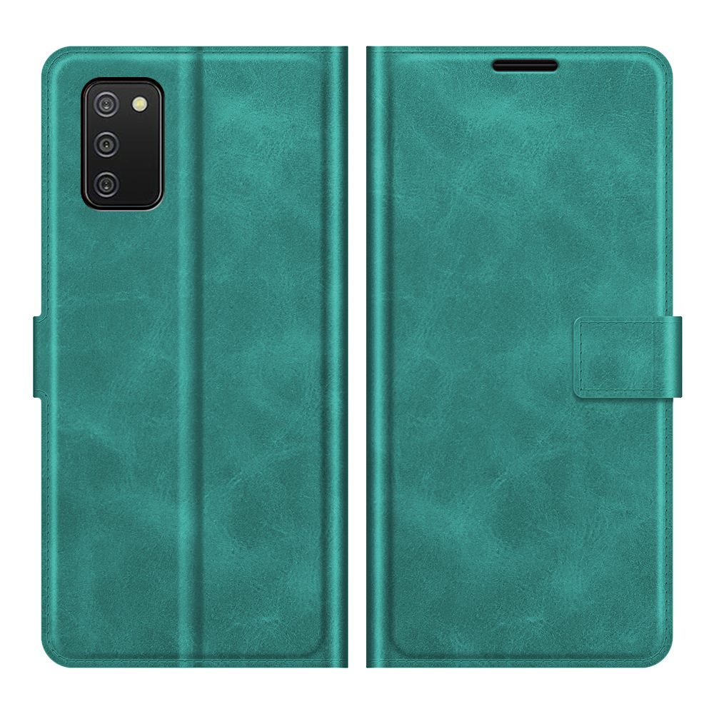 

Противопутная Полная Защитная Кожаный Кошелек Для Кожуха. - Циан, Galaxy A02s (166.5x75.9x9.2mm)