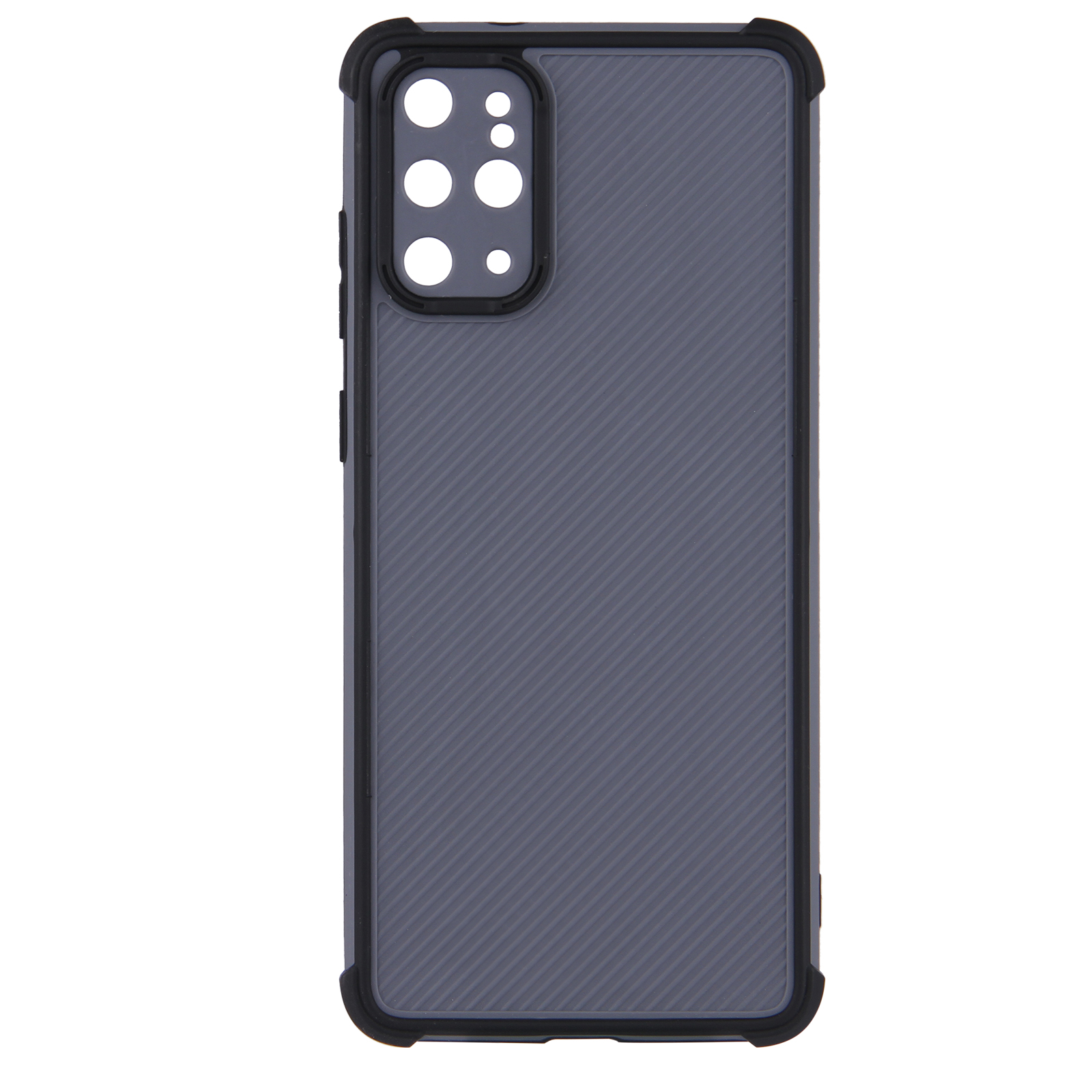 

Contrast Color Slim PVC + TPU Shock -resean Hybrid Roud Drop Protective Cover Для Samsung Galaxy S20 Plus / S20 Плюс 5G - Черный, Galaxy S20 Plus 4G