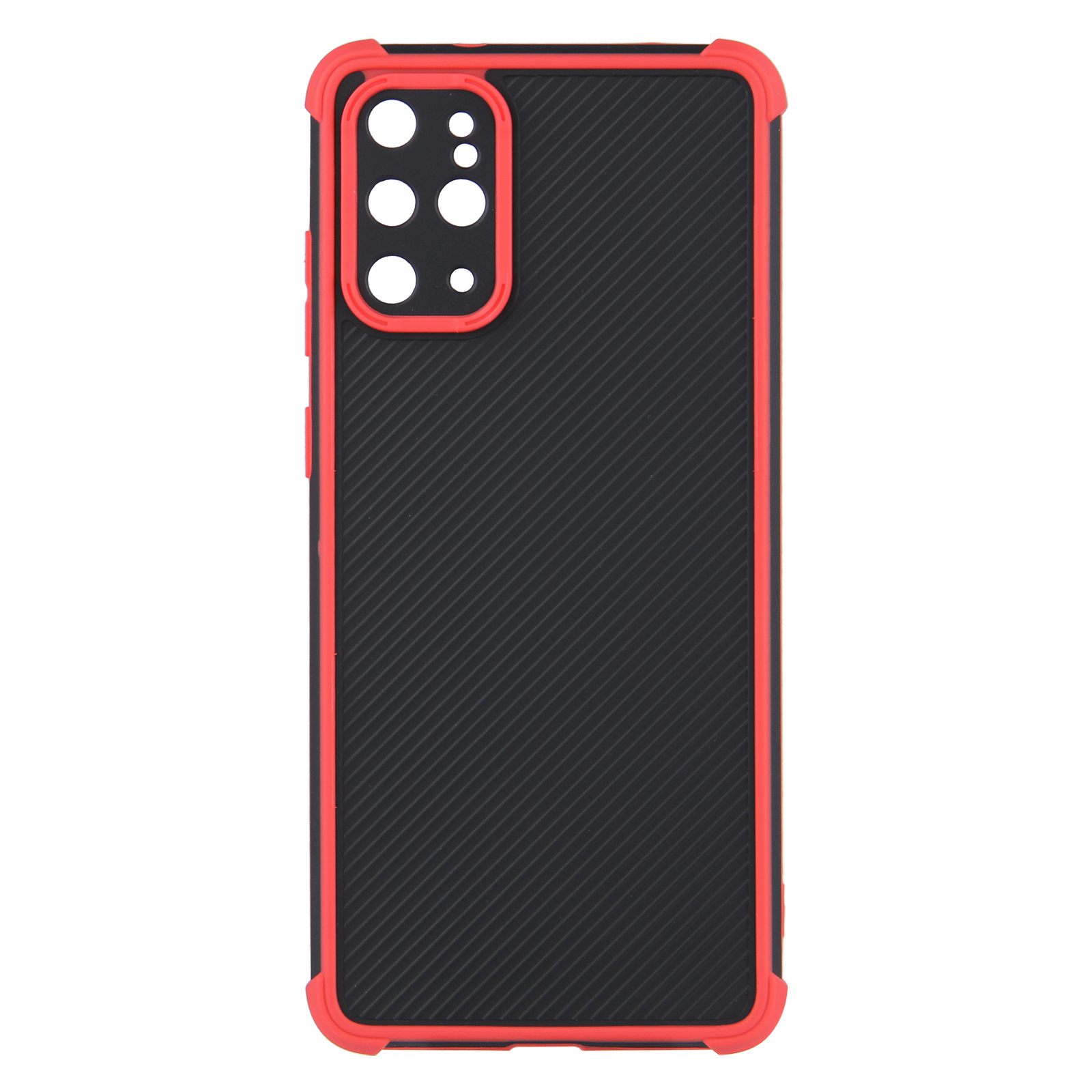 

Contrast Color Slim PVC + TPU Shockproof Hybrid Rugged Drop Protective Cover for Samsung Galaxy S20 Plus / S20 Plus 5G - Red, Galaxy S20 Plus 4G