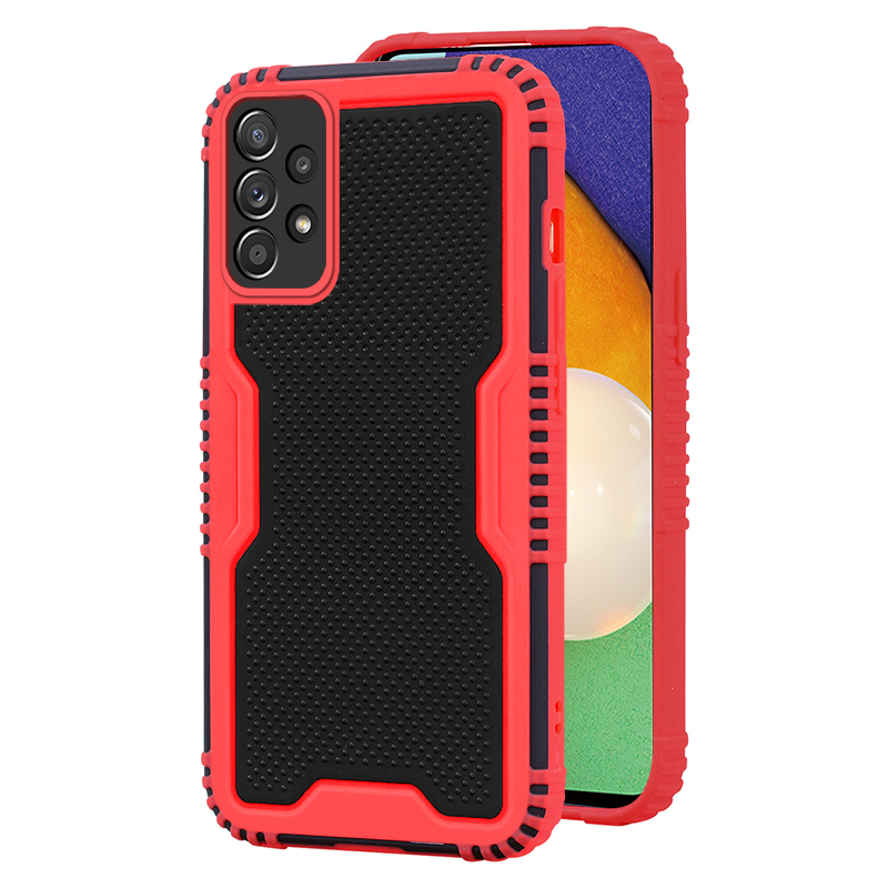 

Airbag Protection Hybrid Hard PC Soft TPU Dual Color Contract Case for Samsung Galaxy A52 5G / 4G / A52s 5G - Red, Galaxy A52 5G