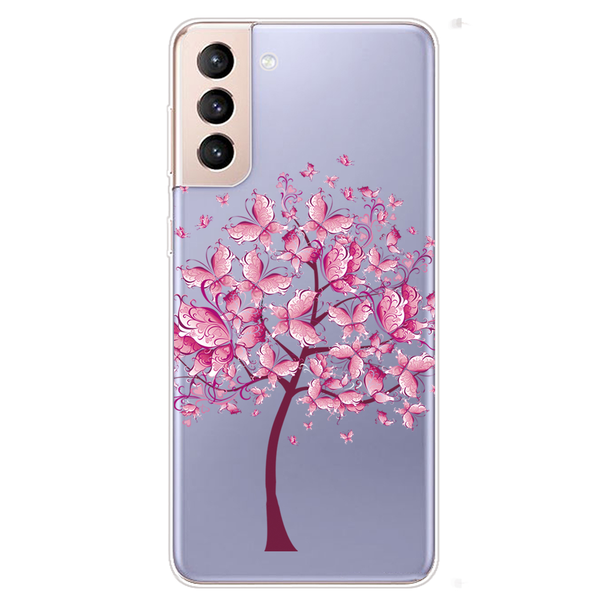 

Scratch-resistant Pattern Printing IMD TPU Phone Case Cover for Samsung Galaxy S22+ 5G - Pink Flowers, Galaxy S22+ 5G