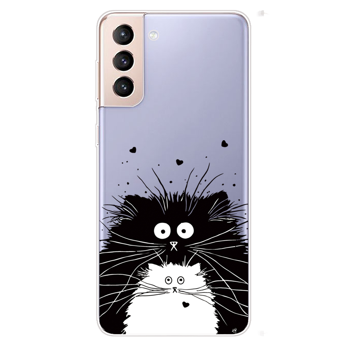

IMD Non-fading Pattern Printing TPU Phone Case Protective Cover for Samsung Galaxy S22+ 5G - Two Cats, Galaxy S22+ 5G