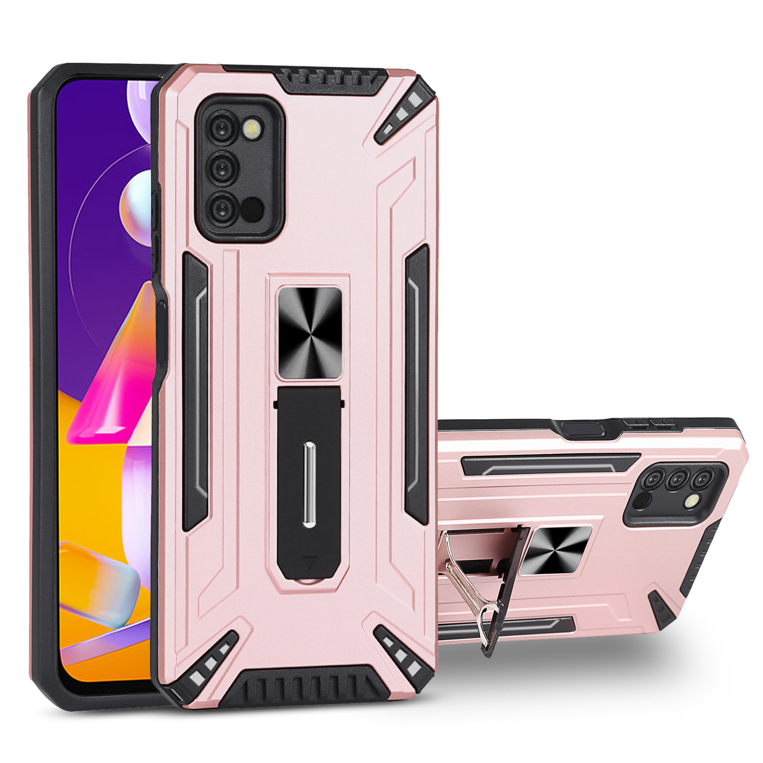 

Шоковой Абсорбент пк + Тпу - Розовое Золото, Samsung Galaxy A03s (166.5 x 75.98 x 9.14mm)