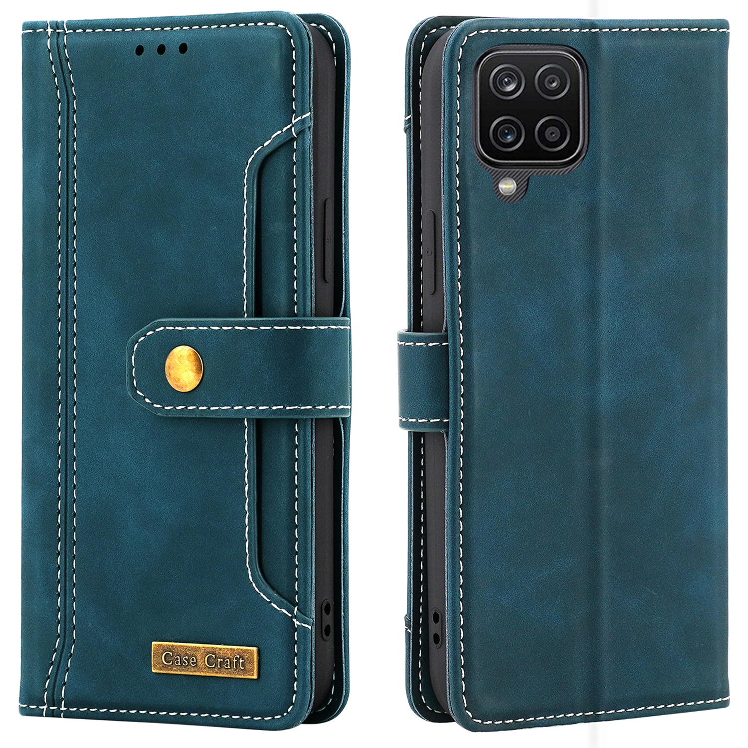 

Case Craft Expere Card Slot PU - Зеленый, Galaxy A12