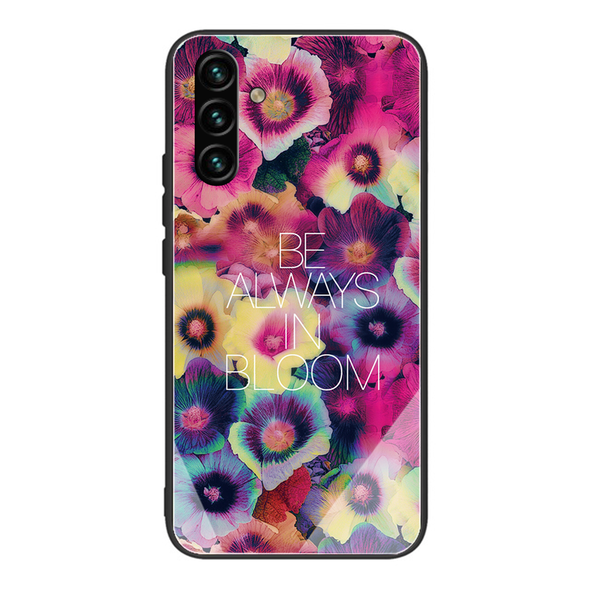 

Stylish Pattern Printing Tempered Glass + TPU Shockproof Well-Protected Phone Case for Samsung Galaxy A13 5G - Colorful Flowers, Galaxy A13 5G