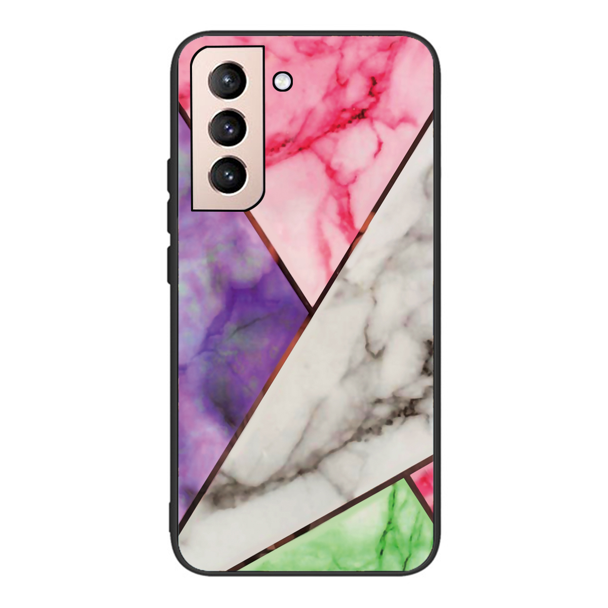 

Мраморный Рисунок Против Борьбы с Прицелом на Скребки + Tpu. - Стиль ф, Galaxy S22 5G