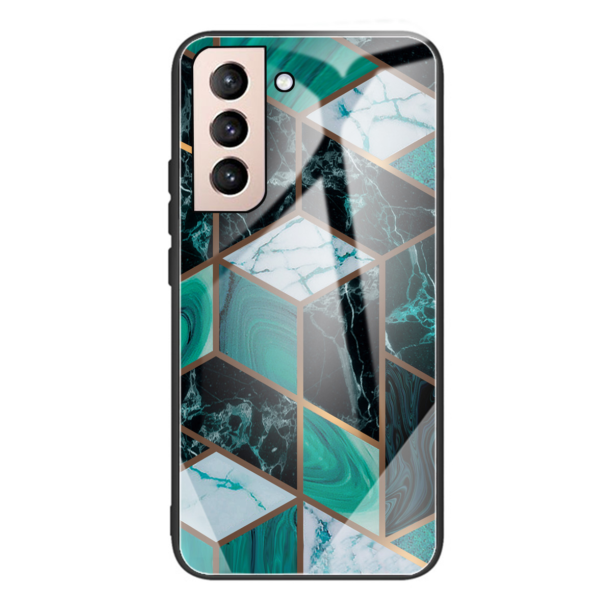 

Marble Pattern Tempered Glass + TPU 360-degree Protection Anti-fall Phone Case Cover for Samsung Galaxy S22 5G - Style N, Galaxy S22 5G