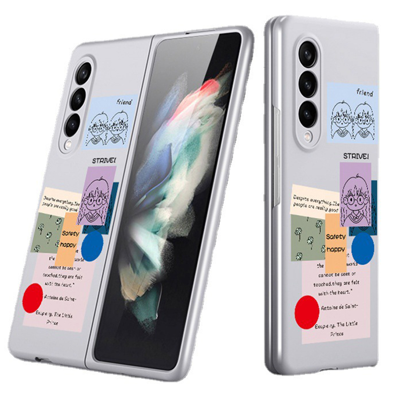 

Профессиональная Печать с Рисунком пк с Шаблонами - Дружелюбный 03, Galaxy Z Fold3 5G
