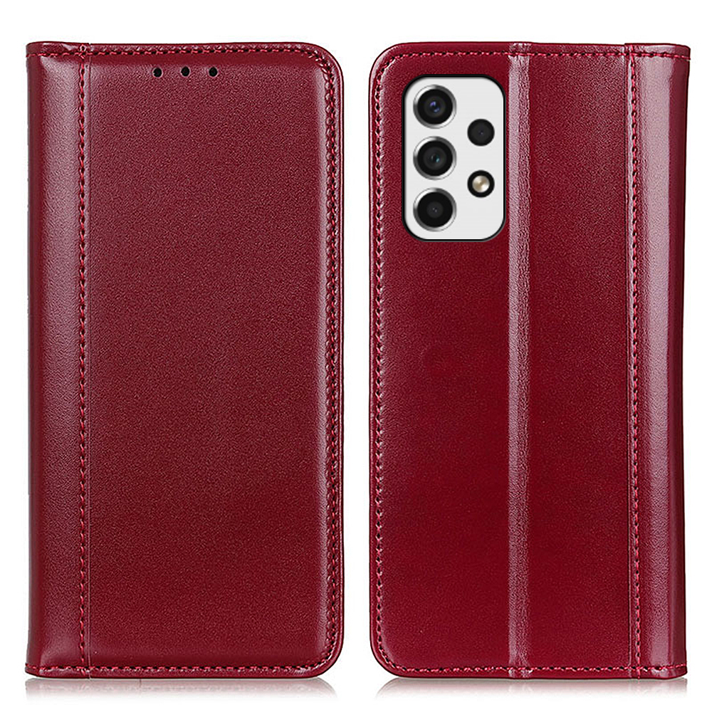 

Кошелек Flip Split Кожаная Подставка Магнитная Авто Закрытие Степень Стильная Защитная Крышка Для Samsung Galaxy A53 5G - Красный, Other Samsung Models