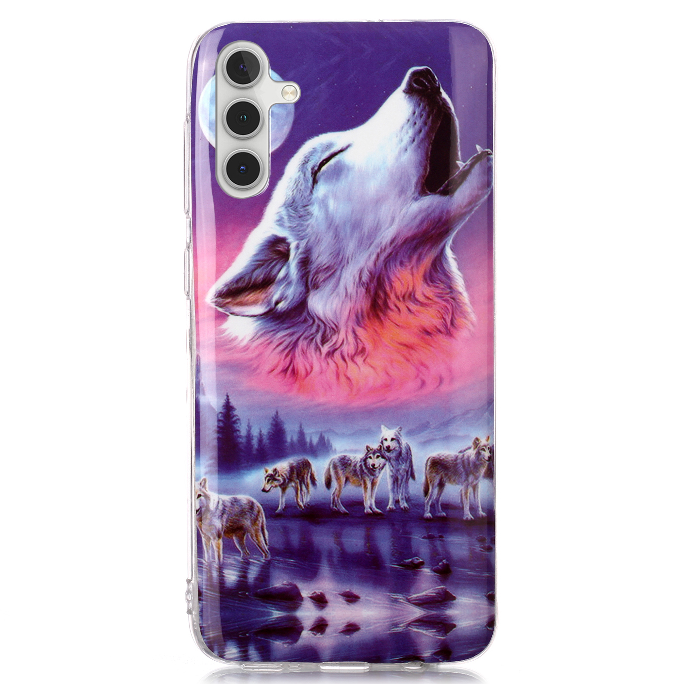 

Light Slim Noctilucent Luminous Drop-proof Soft TPU Protective Phone Case Shell for Samsung Galaxy A13 5G / A04s 4G (164.7 x 76.7 x 9.1 mm) - Seven Wolves, Galaxy A13 5G