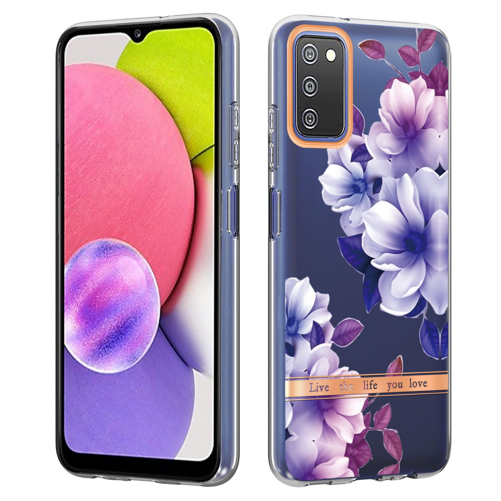 

Flower Letter Design Electroplating TPU Phone Case Cover with IML IMD Workmanship for Samsung Galaxy A03s (166.5 x 75.98 x 9.14mm) - HC004 Purple Begonia, Samsung Galaxy A03s (166.5 x 75.98 x 9.14mm)