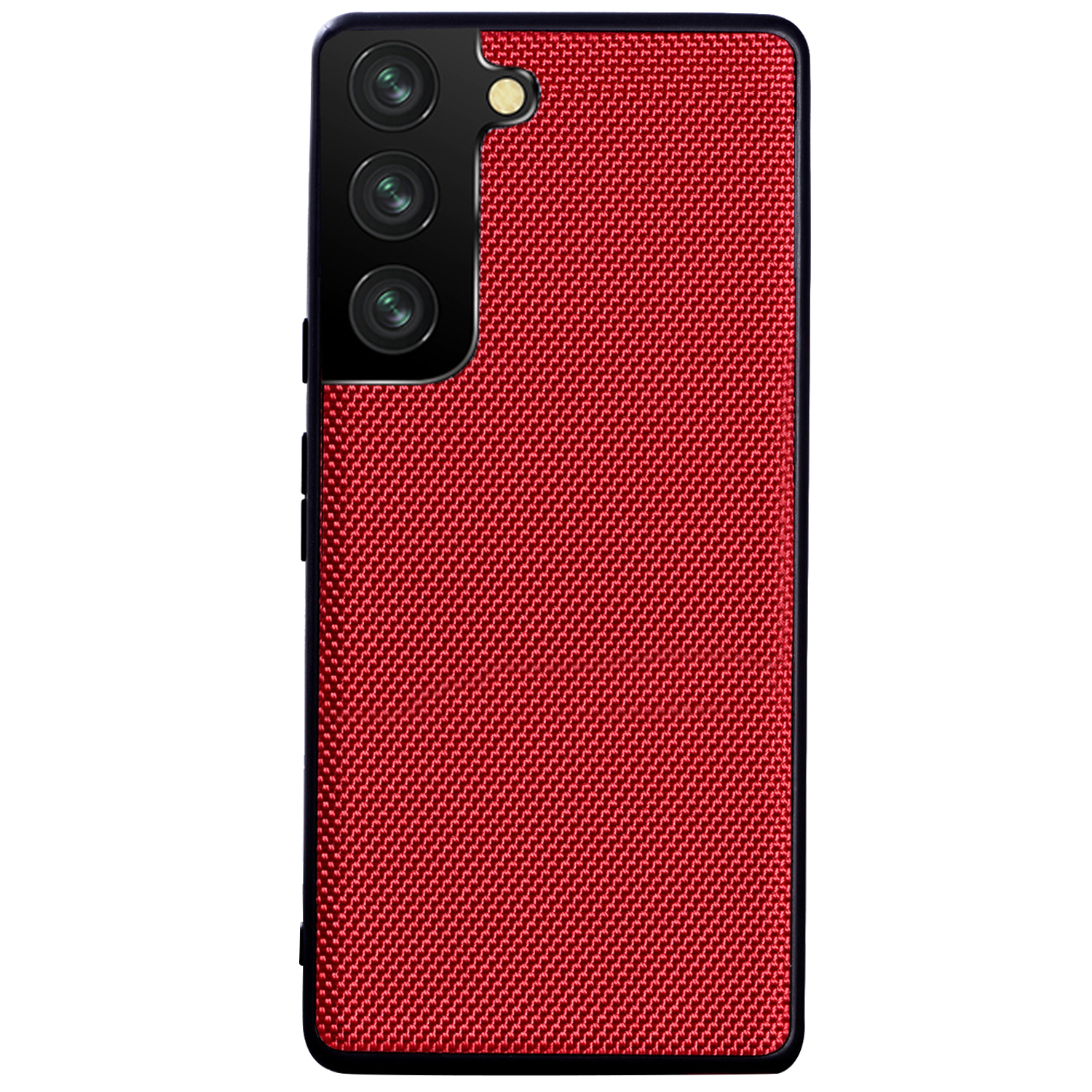

Anti-fingerprint Drop-proof Nylon Coating Flexible TPU Phone Case Cover for Samsung Galaxy S22+ 5G - Red, Galaxy S22+ 5G