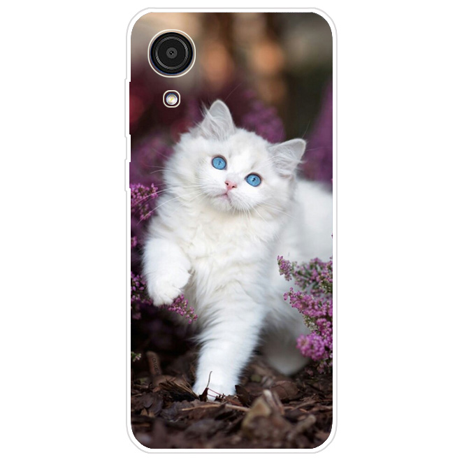 

Anti-scratch Flexible TPU Cover Pattern Printing Phone Case Shell for Samsung Galaxy A03 Core - Cat, Samsung Galaxy A03 Core