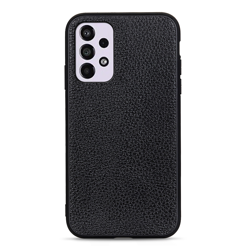 

Подлинная Кожаная Покрытая TPU + PC Litchi Text Phone Case Copective Для Samsung Galaxy A33 5G - Черный, Samsung Galaxy A33 5G