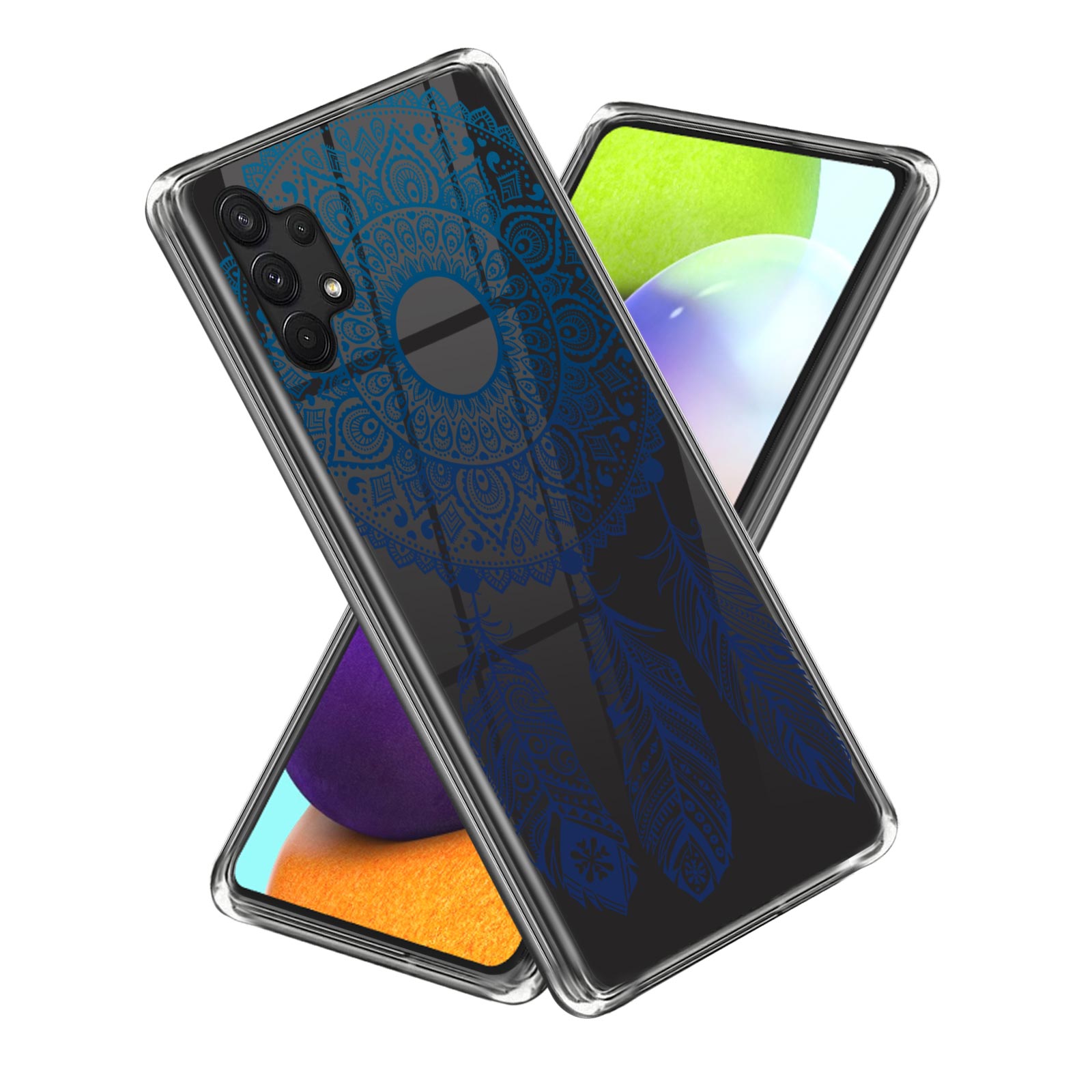 

Для Samsung Galaxy A13 4G IMD Печать Печати Телефона Soft TPU Slim Fit Protector - Ловец Снов, Galaxy A13 4G