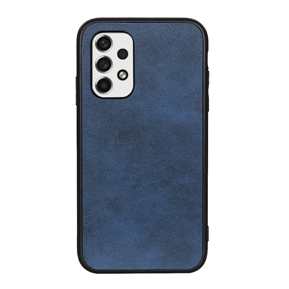 

Light Slim Textured PU Leather Coated PC + TPU Phone Protective Case Cover for Samsung Galaxy A53 5G - Blue, Samsung Galaxy A53 5G