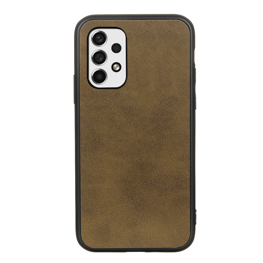 

Light Slim Textured PU Leather Coated PC + TPU Phone Protective Case Cover for Samsung Galaxy A53 5G - Green, Samsung Galaxy A53 5G