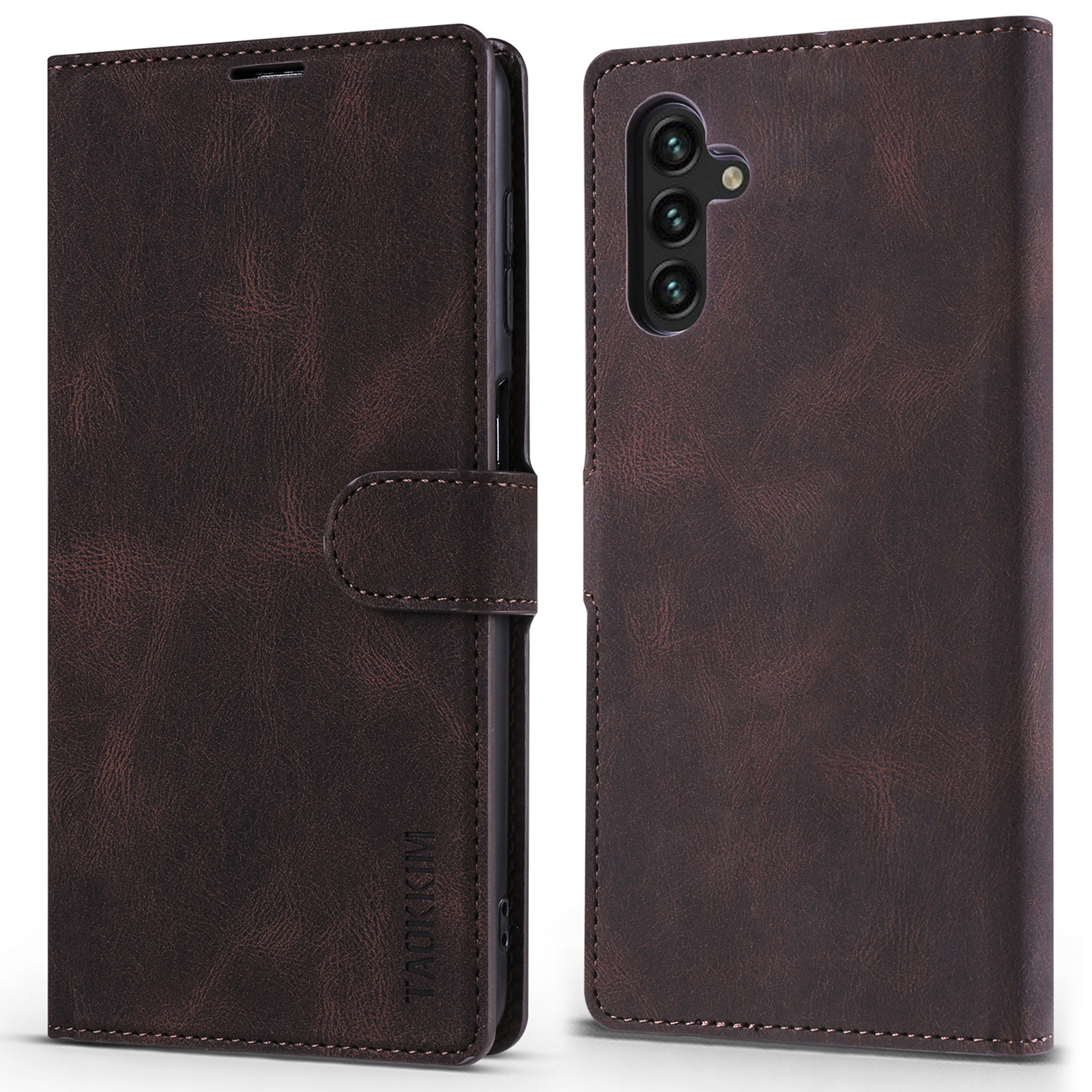 TAOKKIM Lightweight Anti-fingerprint Mobile Phone Bag Shell Flip Phone Case Leather Wallet Phone Cover for Samsung Galaxy A13 5G - Brown, Galaxy A13 5G
TAOKKIM Lightweight Anti-fingerprint Mobile Phone Bag Shell Flip Phone Case Leather Wallet Phone Cover for Samsung Galaxy A13 5G - Brown, Galaxy A13 5G