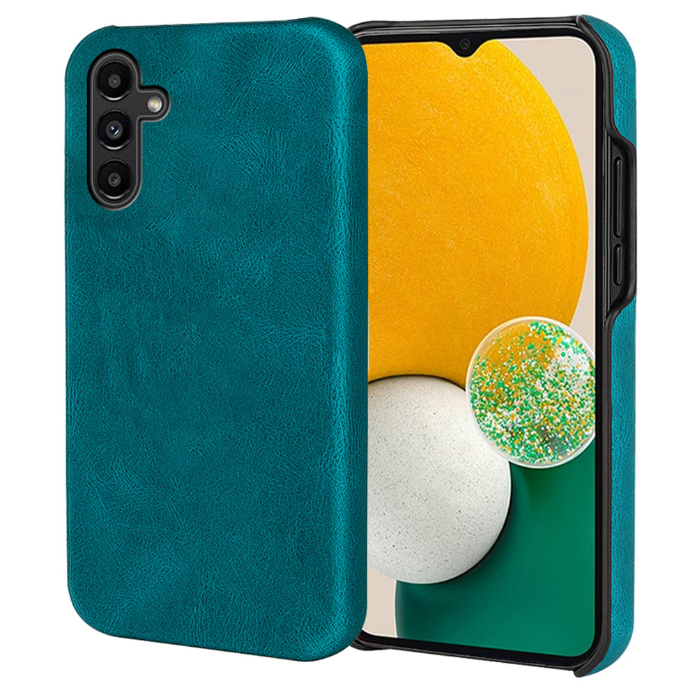 

Scratch Resistant Phone Case PU Leather + PC Protective Phone Cover for Samsung Galaxy A13 5G - Cyan, Galaxy A13 5G