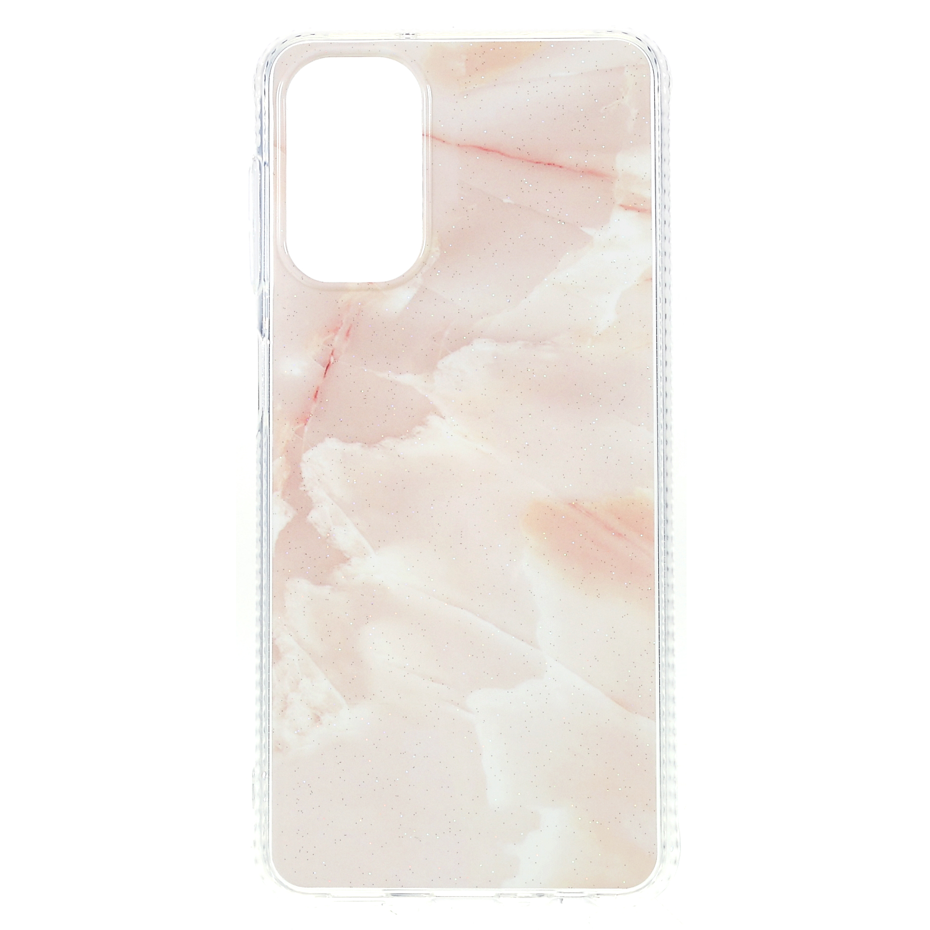 

TPU+Acrylic Glittering Marble Pattern Light Slim Hybrid Phone Case Protector for Samsung Galaxy A13 5G - White, Galaxy A13 5G