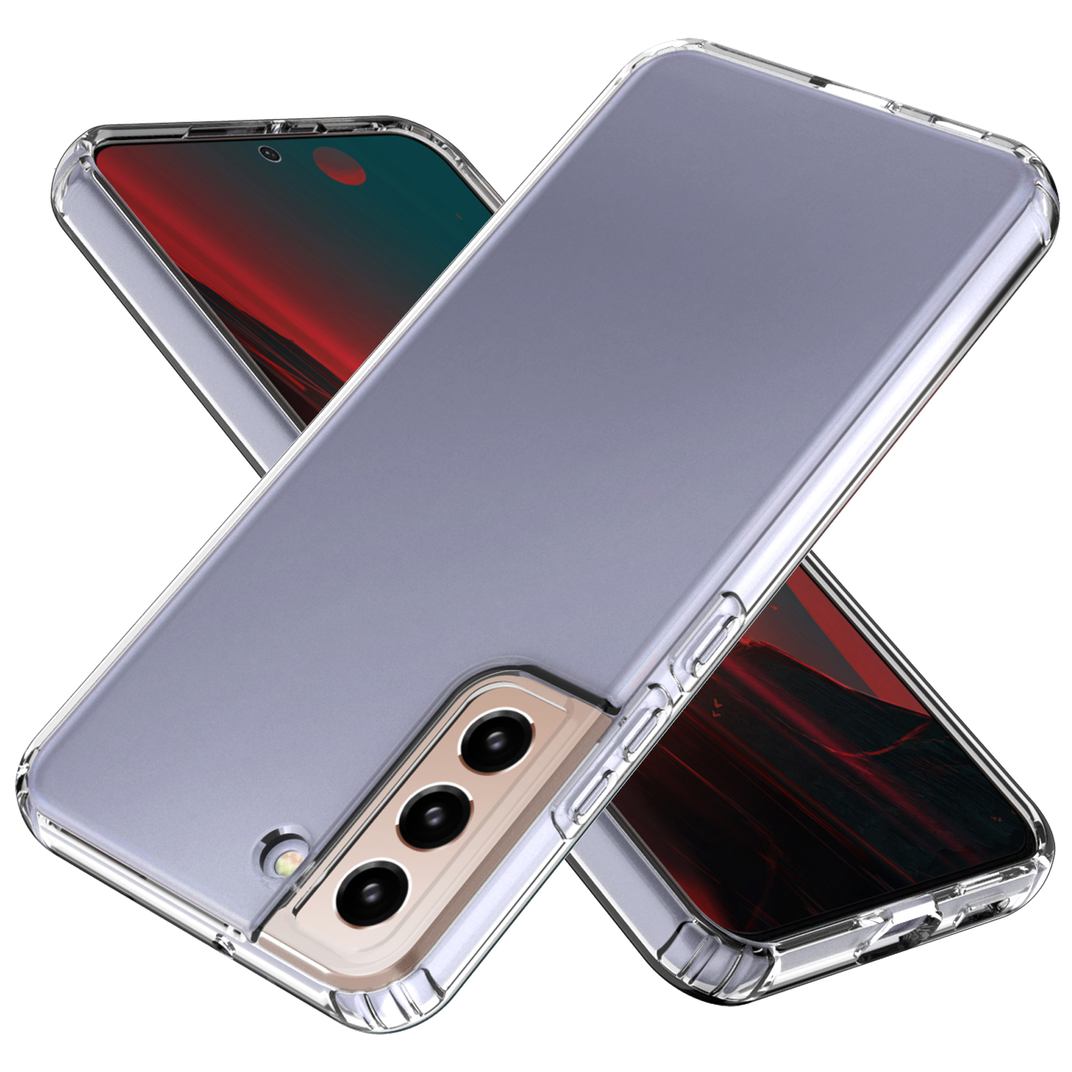 

GW18 Soft TPU Clear Shock -resect Shock Phore Для Samsung Galaxy S22+ 5G - Прозрачный Черный, Galaxy S22+ 5G