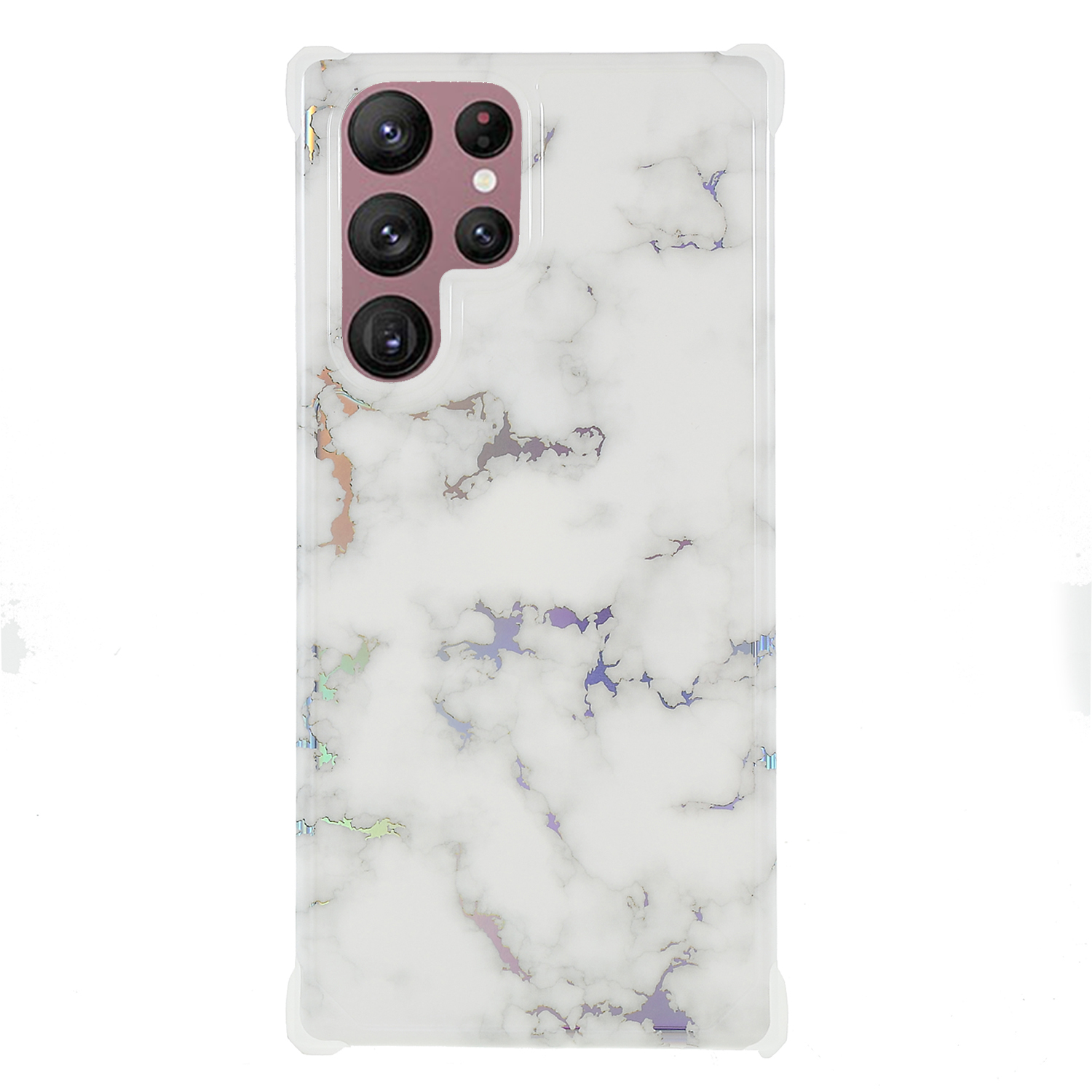 

Для Samsung Galaxy S22 Ultra 5G Laser Marble IMD TPU + пк Модный Мобильный Телефон Корпус - CF2, Galaxy S22 Ultra 5G