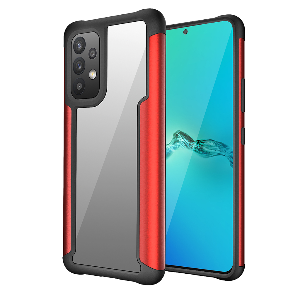 

Для Samsung Galaxy A53 5G Anti-fall TPU + Metal Edg - Красный, Samsung Galaxy A53 5G